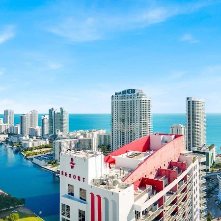 MODERN Resort BALCONY W VIEW Resort POOL Hallandale Beach Exterior foto